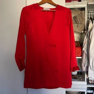 L’academie red blazer dress XS